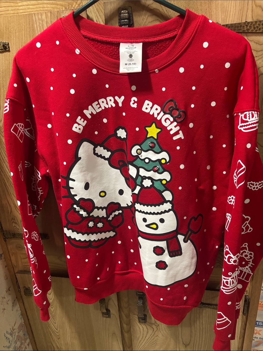Sanrio Hello Kitty Christmas Sweatshirt in Womens size Medium